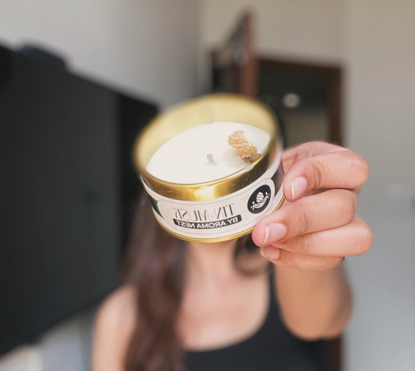 Luxury Tin Candle – Musk Essence